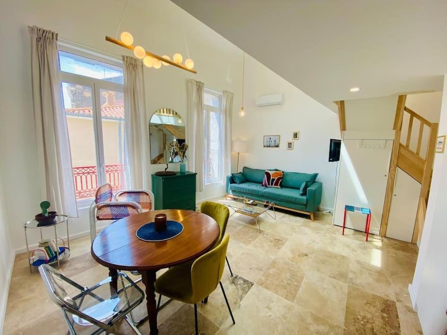 "Le Refuge" Duplex Quartier Haut, Climatise Sète Exterior foto